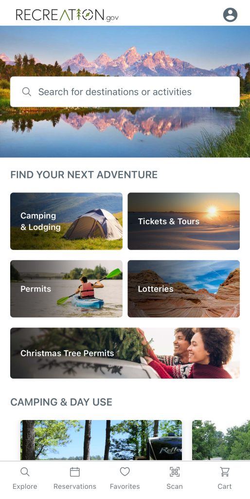 Recreation.Gov is a helpful travel app to make reservations for timed entry into the parks, camping, and tours.