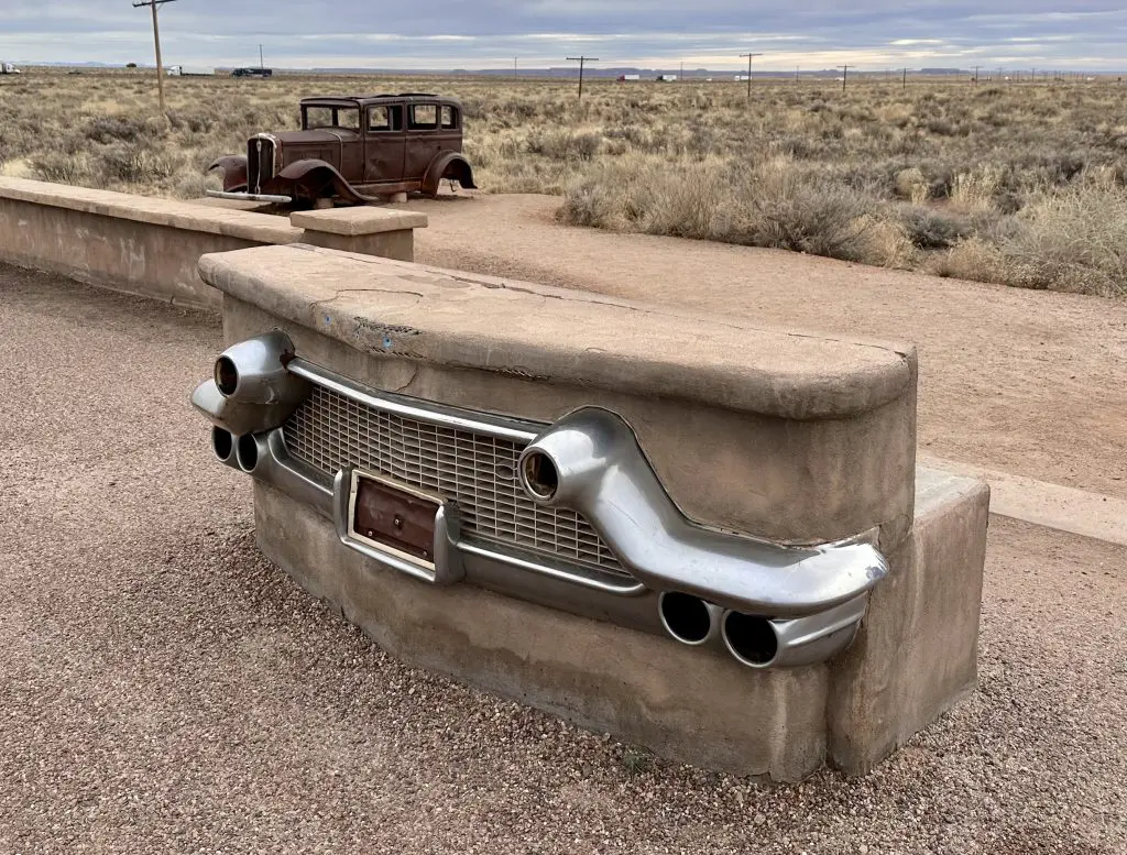 Take a break on Route 66 in Petrified Forest at the only part of the Mother Road that goes through a national park.