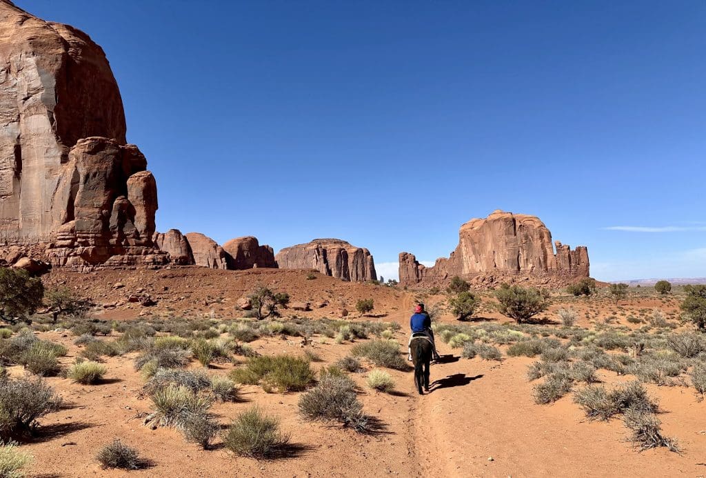 Explore the backcountry of Monument Valley Tribal Park on horseback